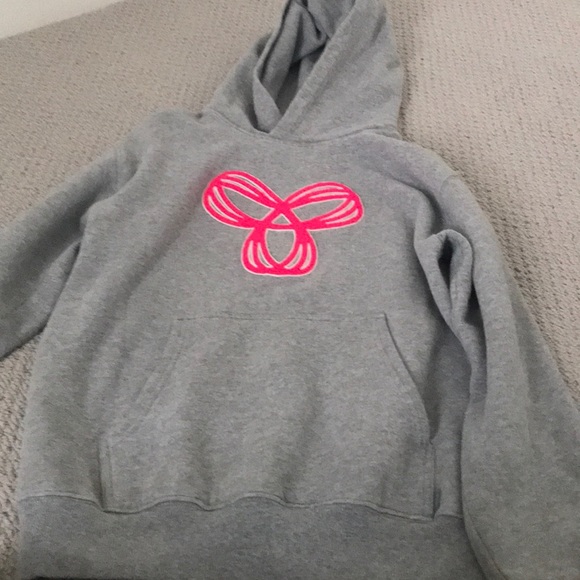 Gray aritzia hoodie with pink tna sign.. - Picture 1 of 3
